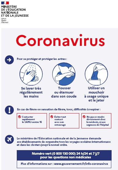 Coronavirus: Précautions à prendre