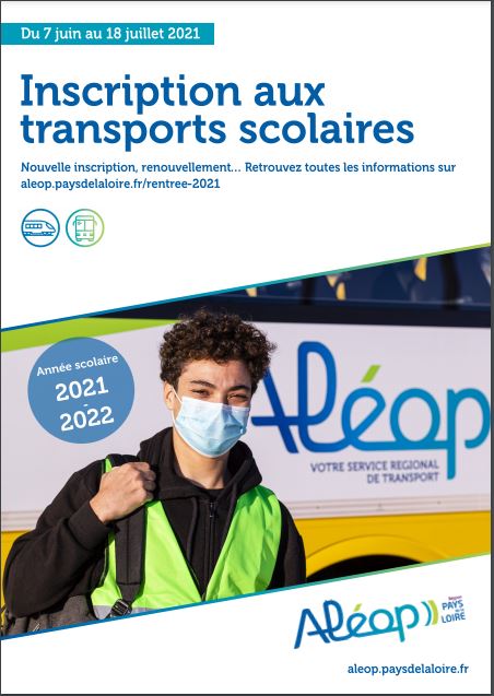 ALEOP: Inscription aux transports scolaires pour l'année 2021/2022